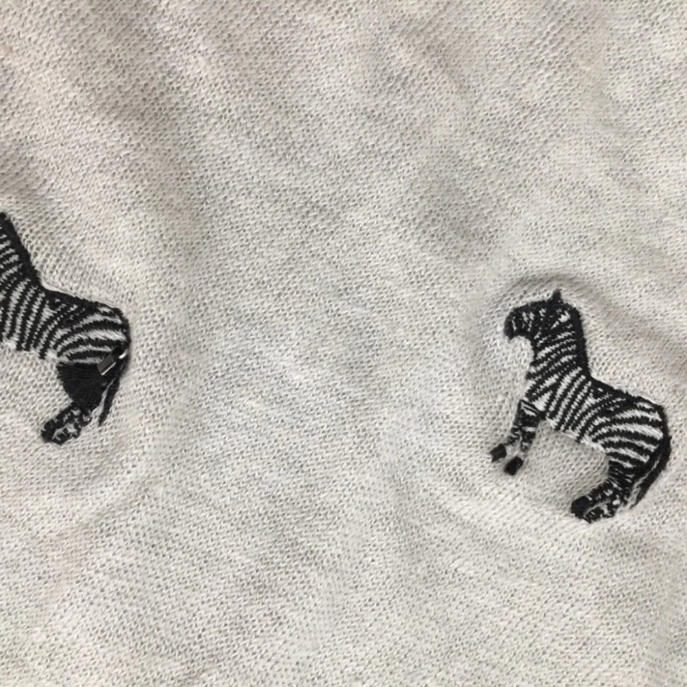 NIC+ZOE Zebra Crossing Linen Blend Cardigan - Picture 3 of 9